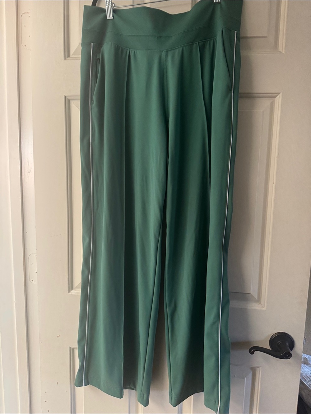 Athleta Venice High Rise Track Stripe Wide Leg Pant - Picture 7 of 8